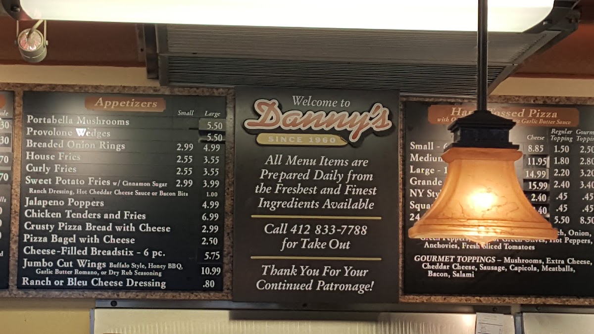 Menu Danny’S Pizza And Hoagies-5